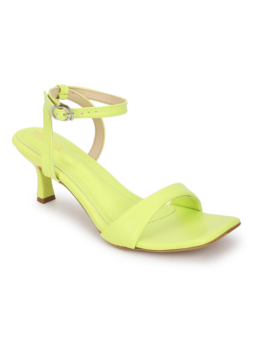 women lime ankle strap sandal - 21981909 - Standard Image - 2