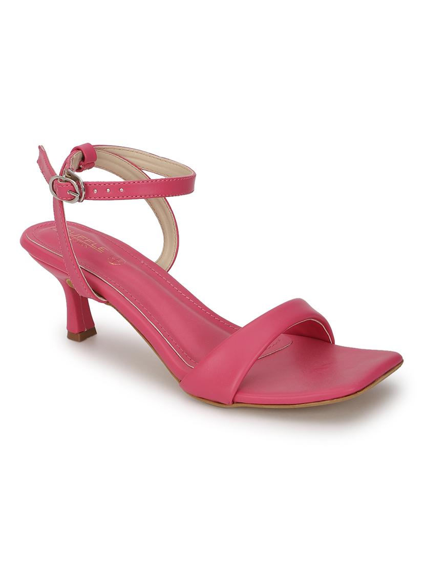 women pink ankle strap sandal - 21981910 - Standard Image - 2