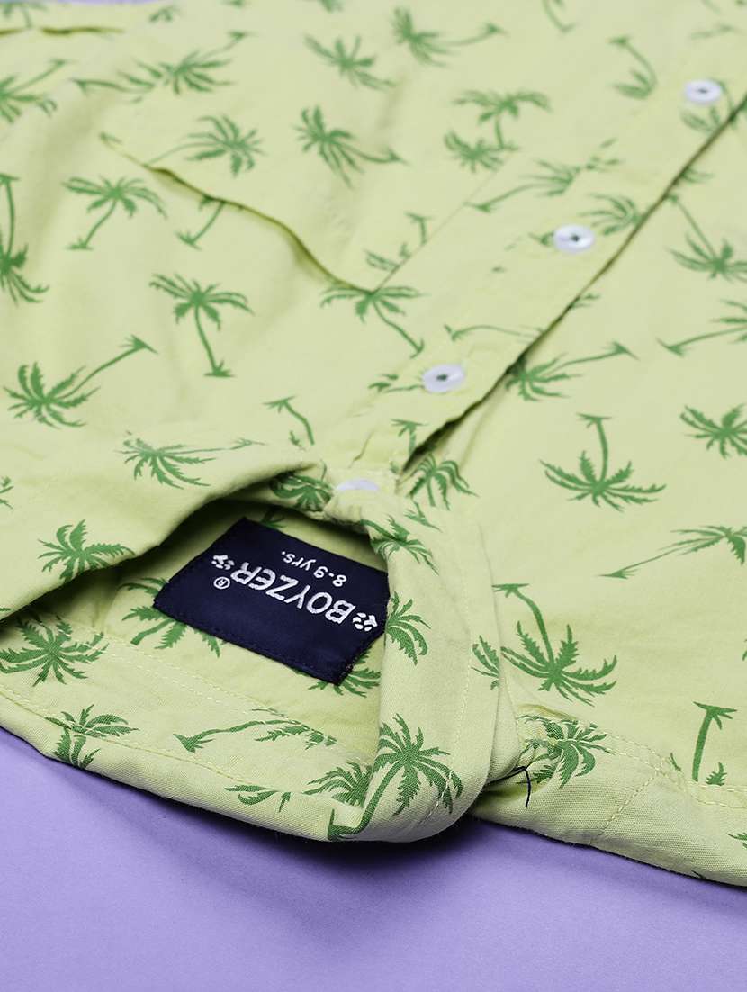 boys printed short sleeve collaerd shirt - 21982302 -  Standard Image - 2