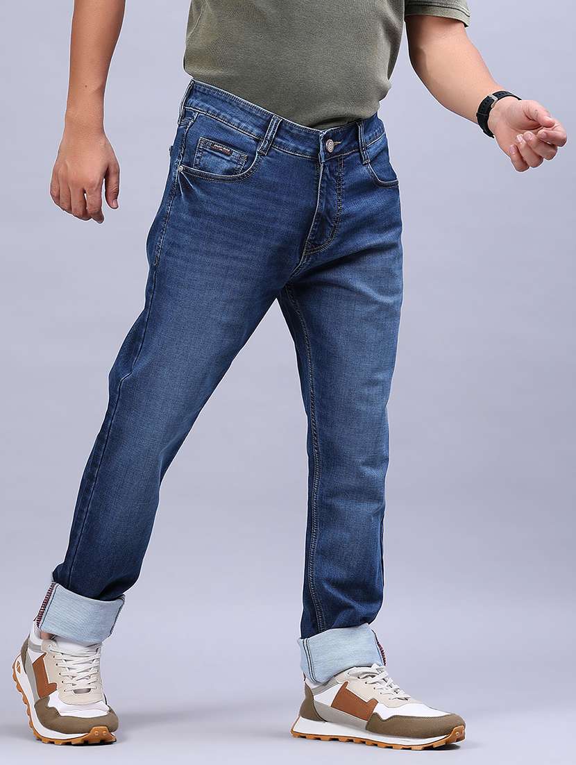 men washed mid rise full length jeans - 21982458 -  Standard Image - 2