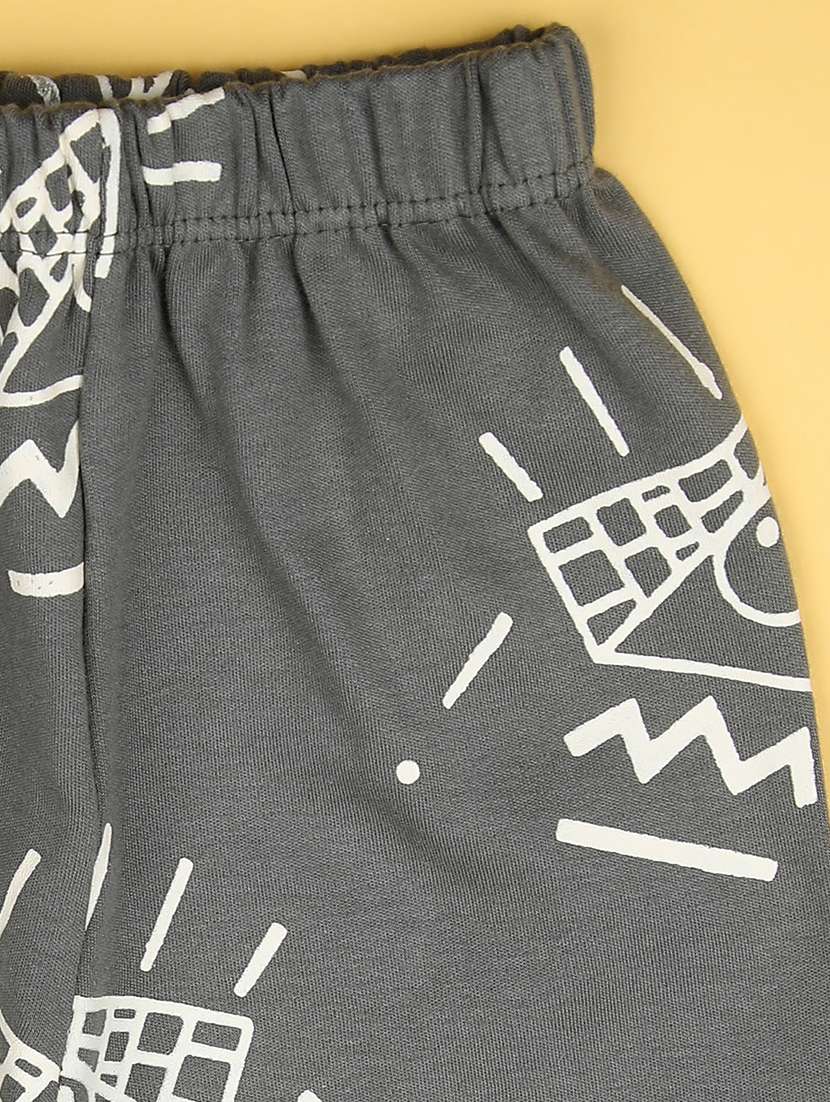 kids printed t-shirt and pajama co-ord set - 21982497 - Standard Image - 2