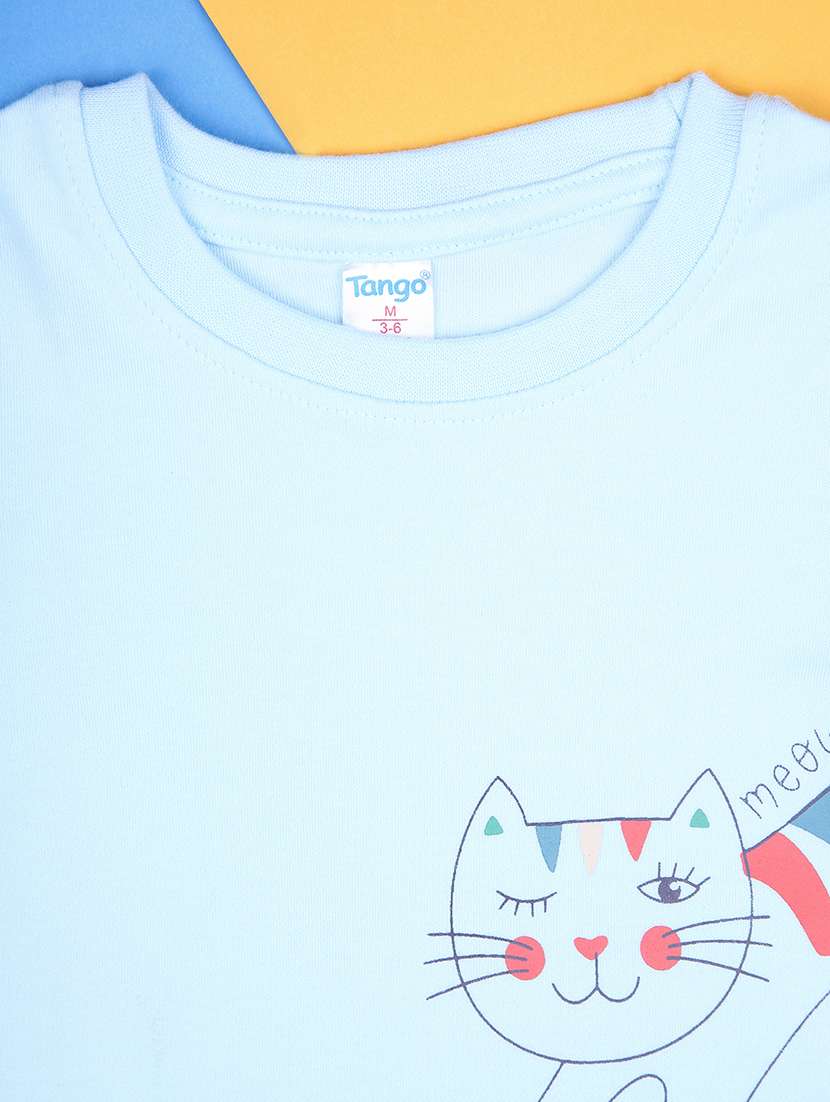 kids printed t-shirt and pajama co-ord set - 21982502 -  Standard Image - 2