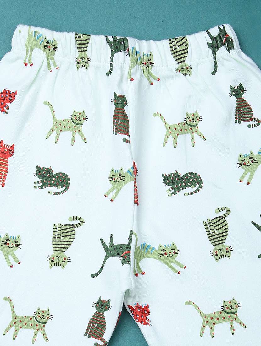 kids printed t-shirt and pajama co-ord set - 21982503 - Standard Image - 2