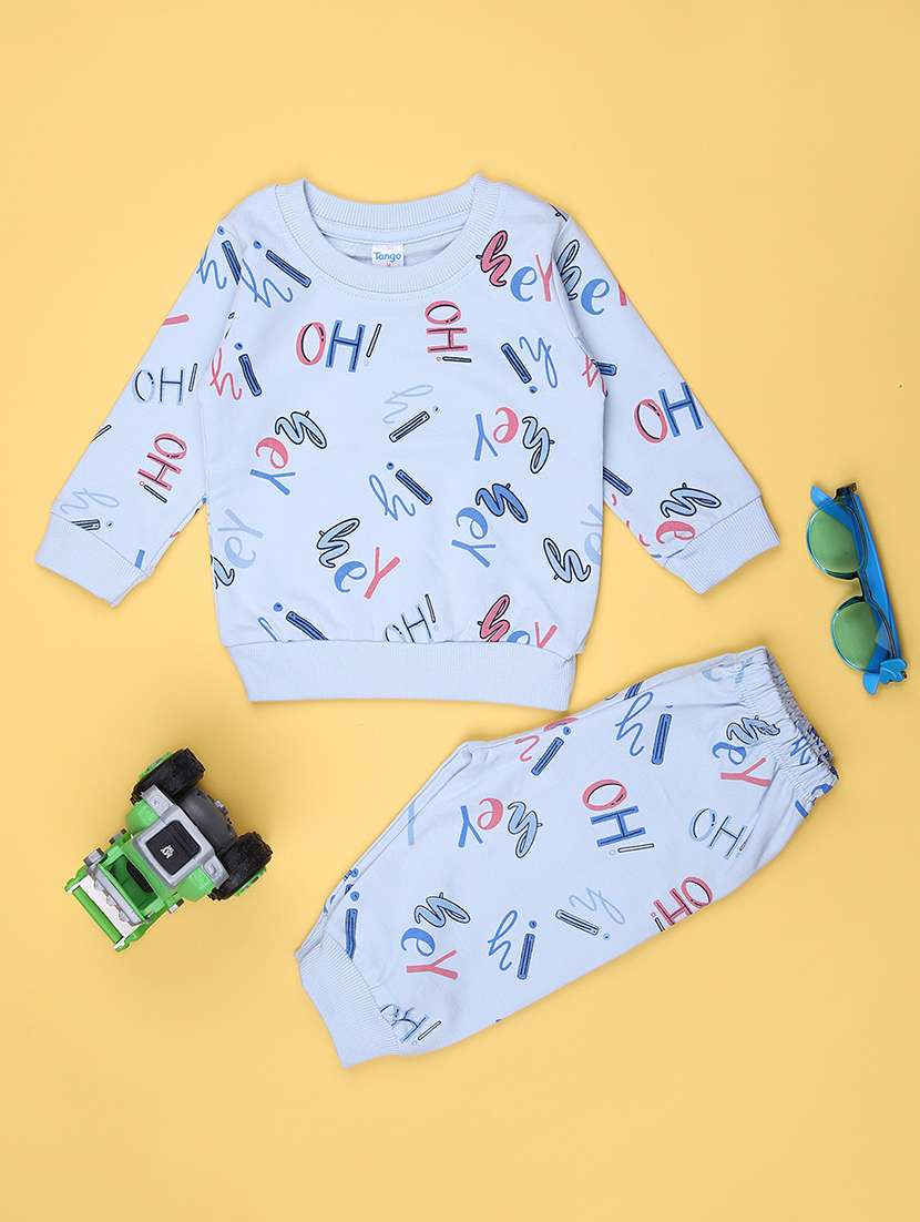 kids printed t-shirt and pajama co-ord set
