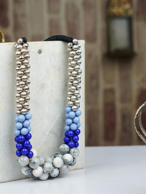 ethnic tribal handmade resin beaded fashion necklace - 21982833 -  Standard Image - 0