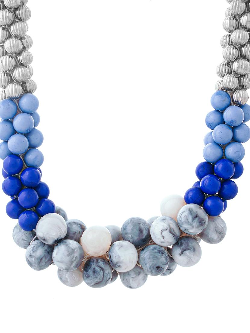 ethnic tribal handmade resin beaded fashion necklace - 21982833 - Standard Image - 2