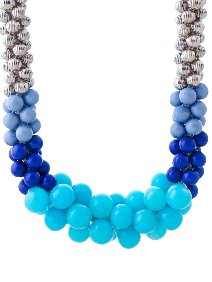 ethnic tribal handmade resin beaded fashion necklace - 21982835 - Standard Image - 2