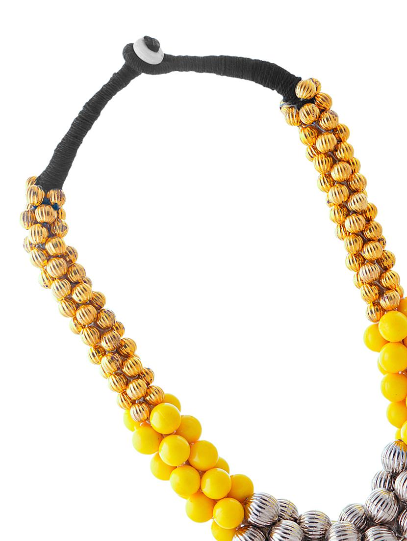 ethnic tribal handmade resin beaded fashion necklace - 21982836 - Standard Image - 2