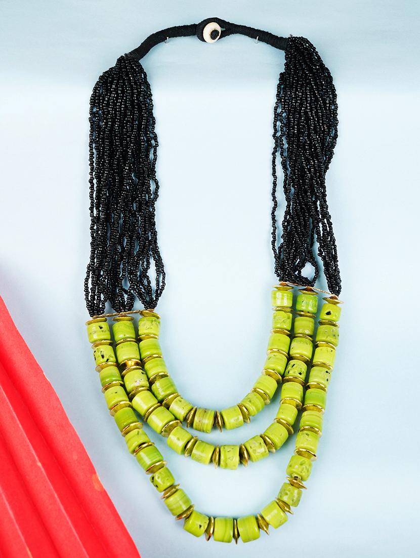 ethnic vintage naga beaded tribal fashion long necklace - 21982838 - Zoom Image - 0