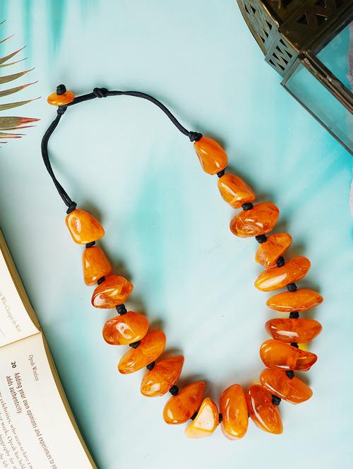 ethnic tribal handmade resin beaded fashion necklace - 21982843 -  Standard Image - 0