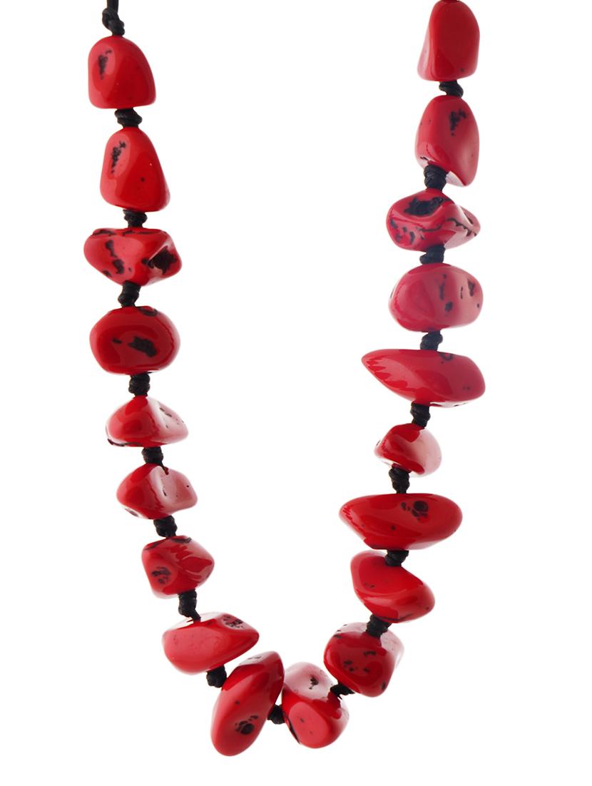 ethnic tribal handmade resin beaded fashion necklace - 21982844 - Standard Image - 2