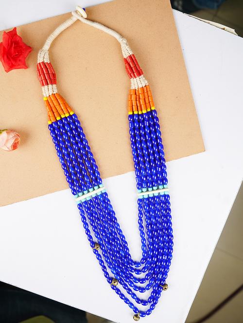 ethnic naga tribal handmade resin beaded fashion long necklace - 21982852 -  Standard Image - 0