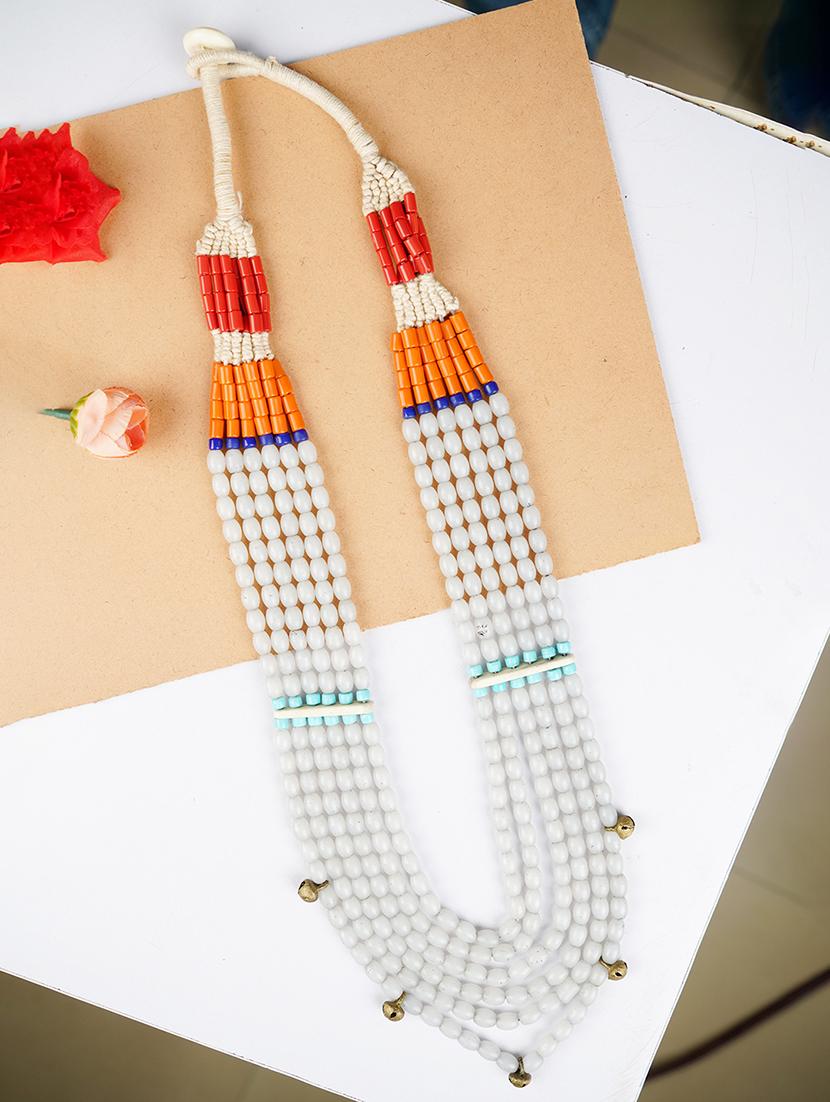 ethnic naga tribal handmade resin beaded fashion long necklace - 21982853 -  Zoom Image - 0