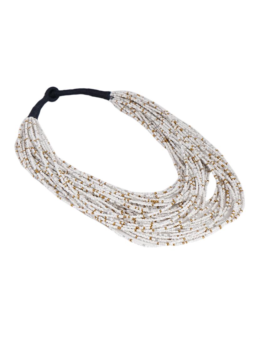ethnic tribal handmade resin beaded fashion long necklace - 21982862 - Standard Image - 2