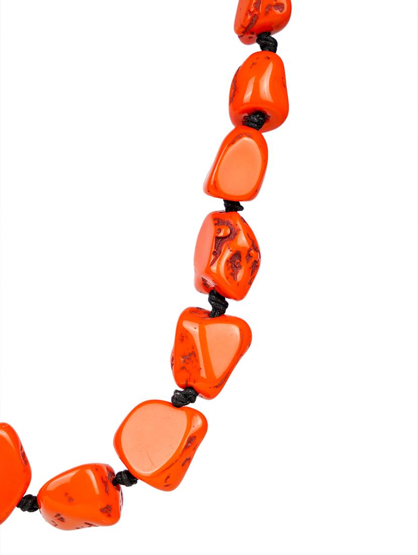 ethnic tribal handmade resin beaded fashion necklace - 21982869 - Standard Image - 2