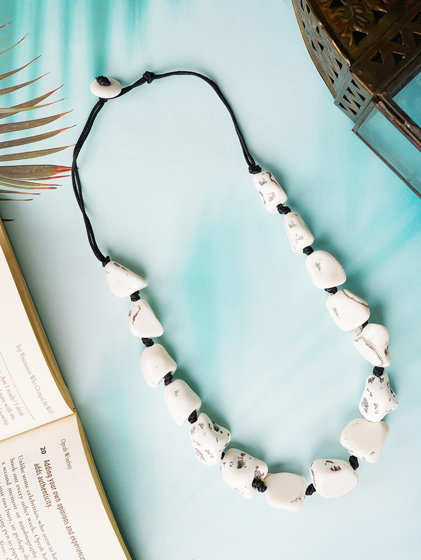 ethnic tribal handmade resin beaded fashion necklace - 21982870 - Zoom Image - 0