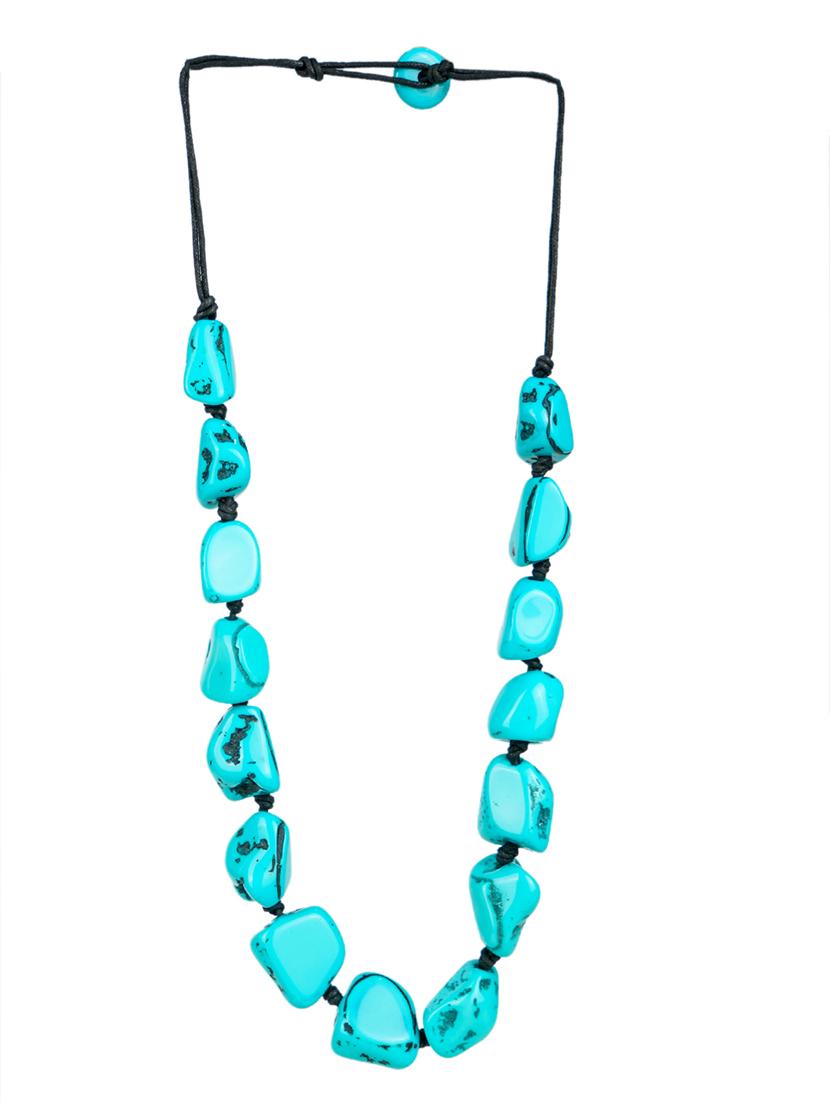 ethnic tribal handmade resin beaded fashion necklace - 21982873 - Standard Image - 2