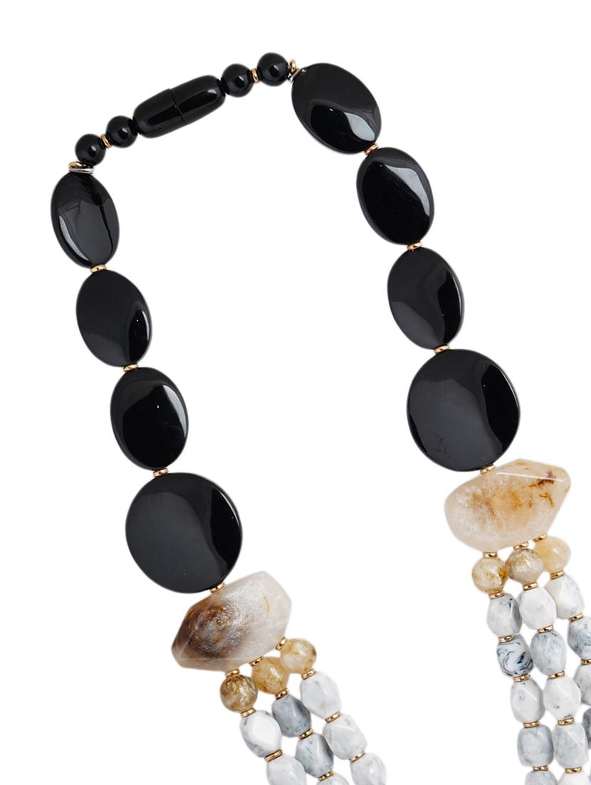 women resin beaded fashion necklace - 21982890 - Standard Image - 2
