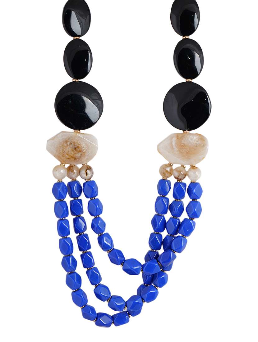 women resin beaded fashion necklace - 21982891 - Standard Image - 2