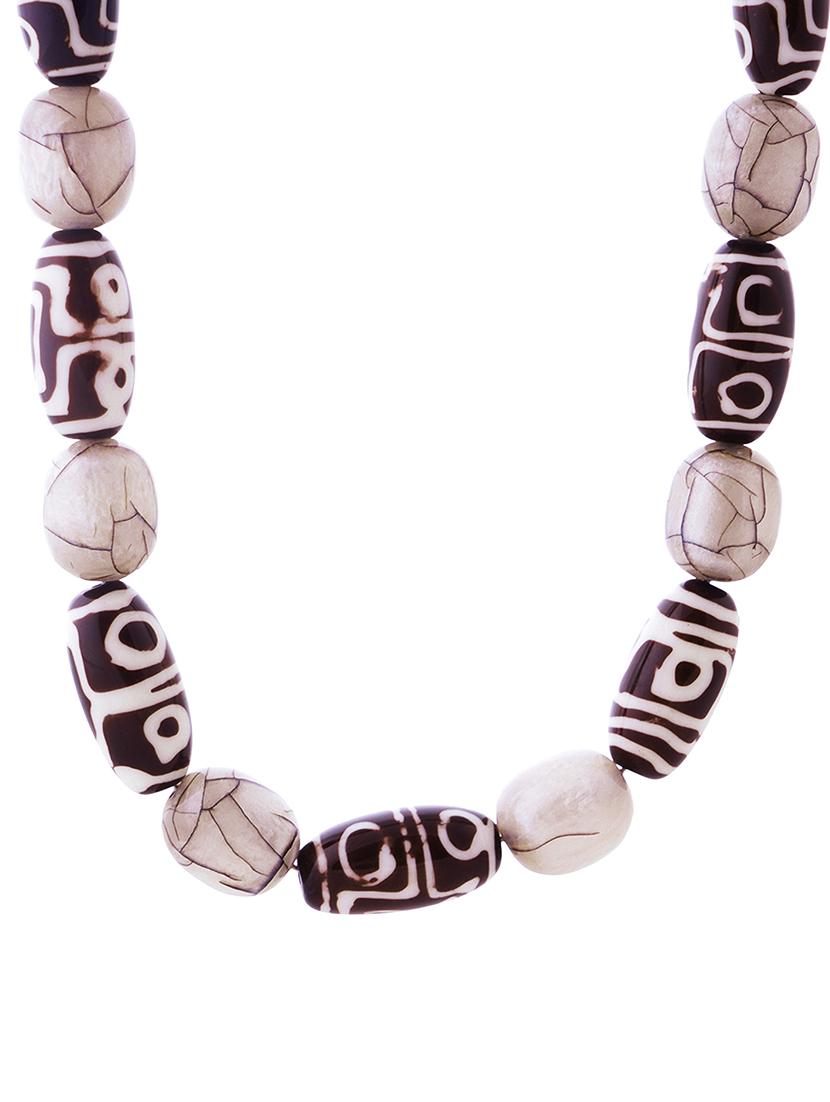 ethnic tribal handmade resin beaded fashion necklace - 21982899 - Standard Image - 2