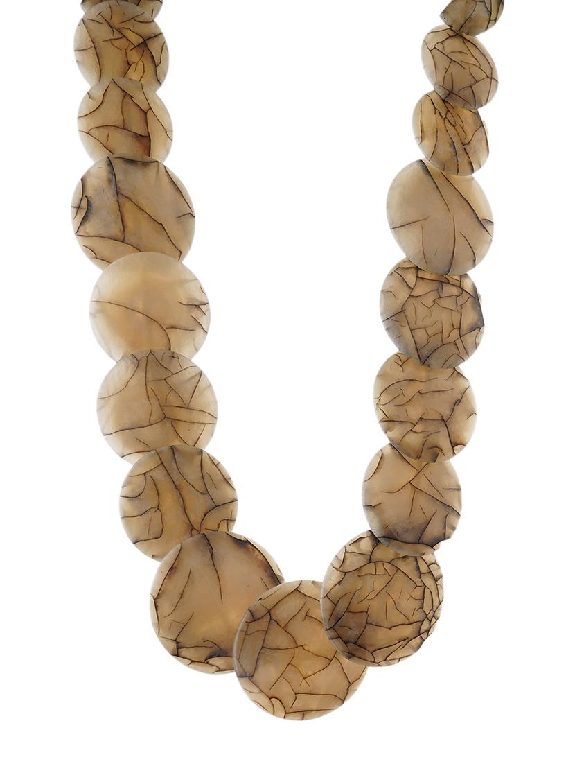 ethnic tribal handmade resin beaded fashion necklace - 21982906 - Standard Image - 2