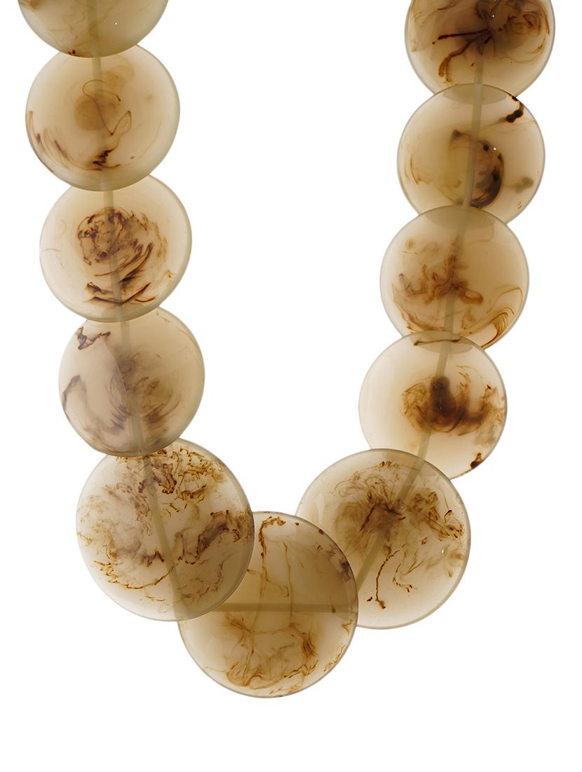 ethnic tribal handmade resin beaded fashion necklace - 21982924 - Standard Image - 2