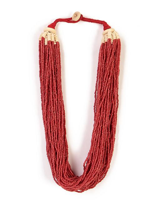 ethnic tribal handmade resin beaded fashion necklace - 21982927 -  Standard Image - 0