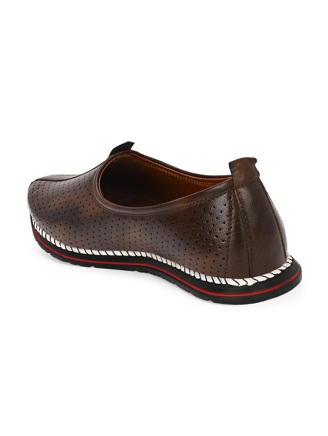 men brown slip on juti - 21983062 - Standard Image - 2