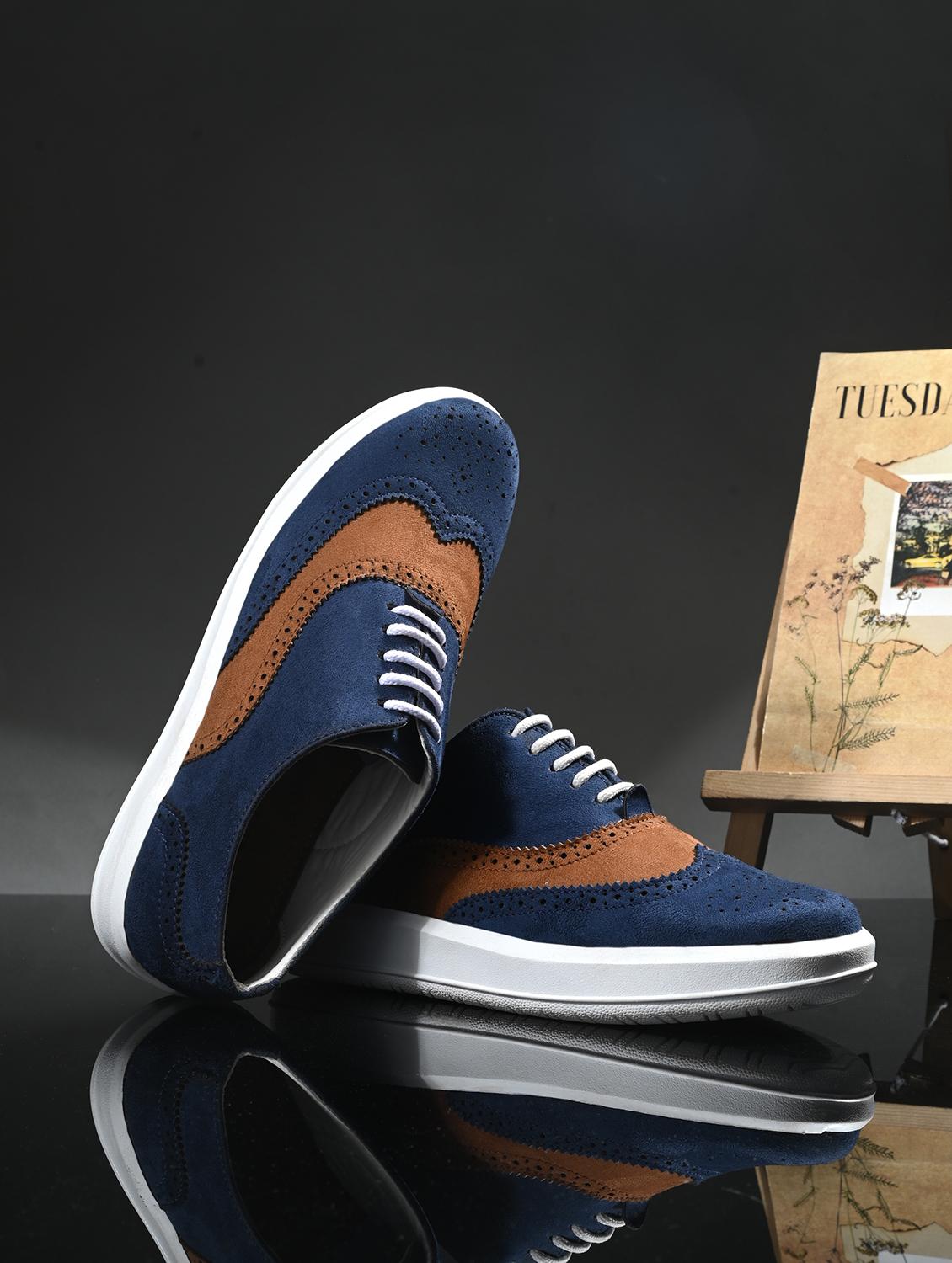 men blue lace up sneaker - 21983065 - Zoom Image - 0