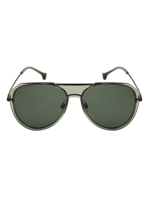 ted smith unisex green aviator metal sunglasses with polarised lens - 21983073 - Zoom Image - 0