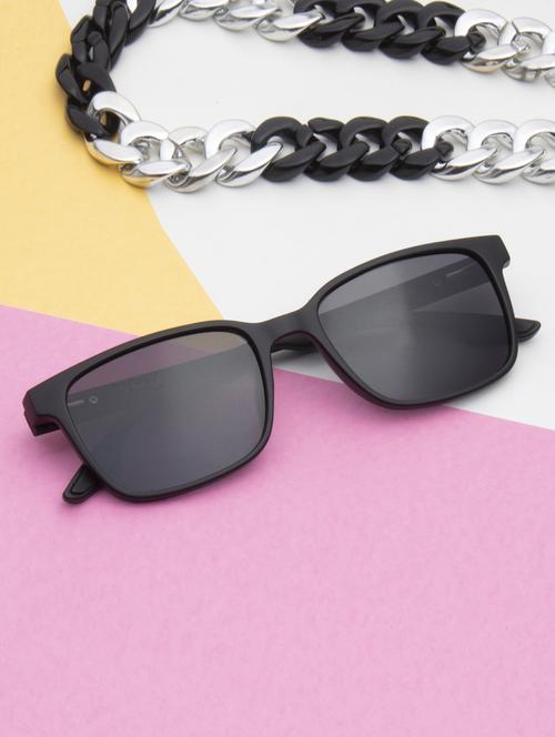 ted smith unisex black sports sunglasses with polarised lens - 21983089 -  Standard Image - 0