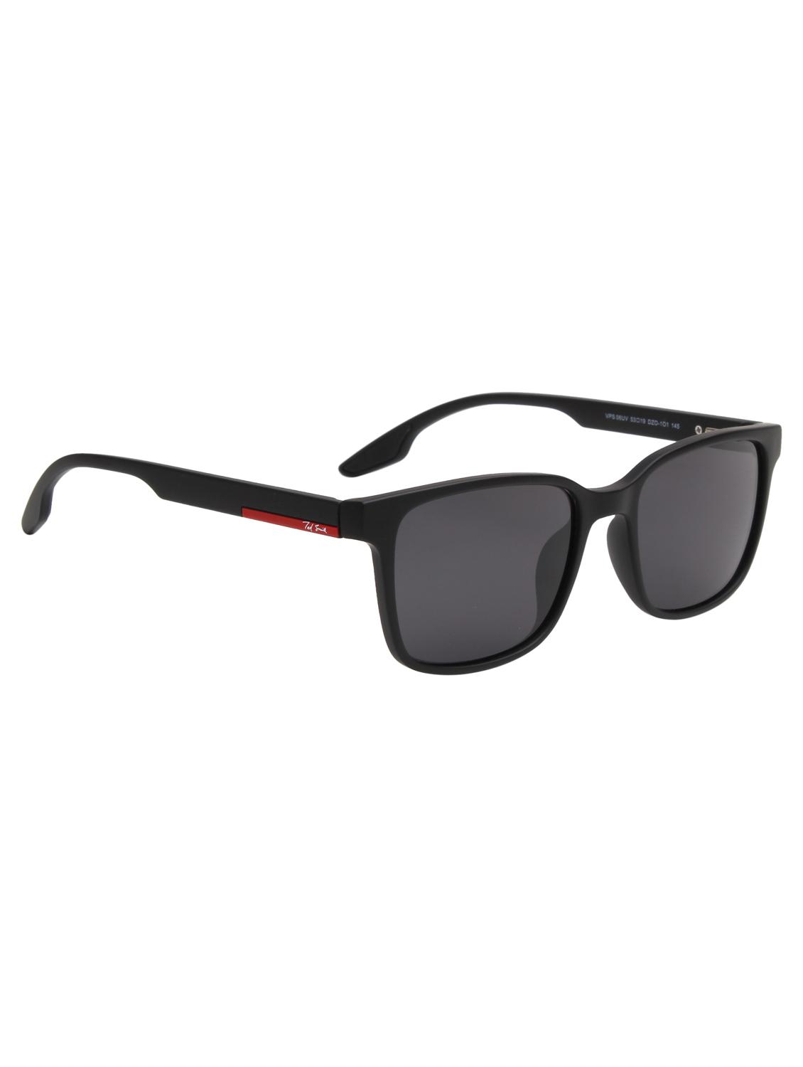 ted smith unisex black sports sunglasses with polarised lens - 21983089 - Standard Image - 2