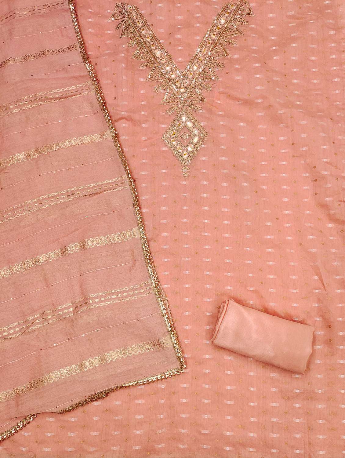 women self design embroidered unstitched suit set - 21983116 -  Standard Image - 2