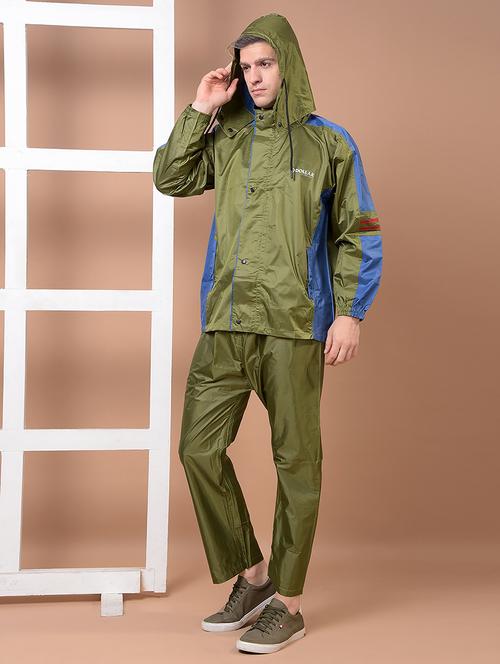 men color block long sleeve rain suit set  - 21983187 -  Standard Image - 0