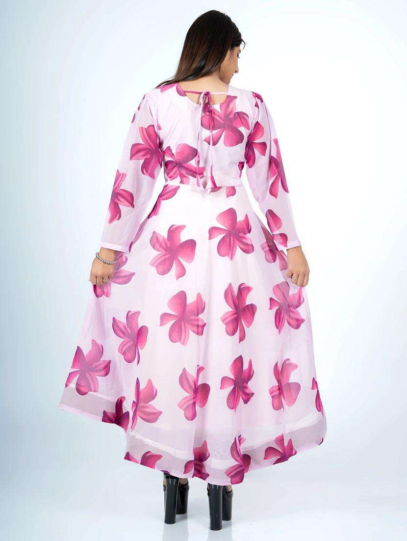 women floral print anarkali kurta and dupatta set - 21983258 -  Standard Image - 2