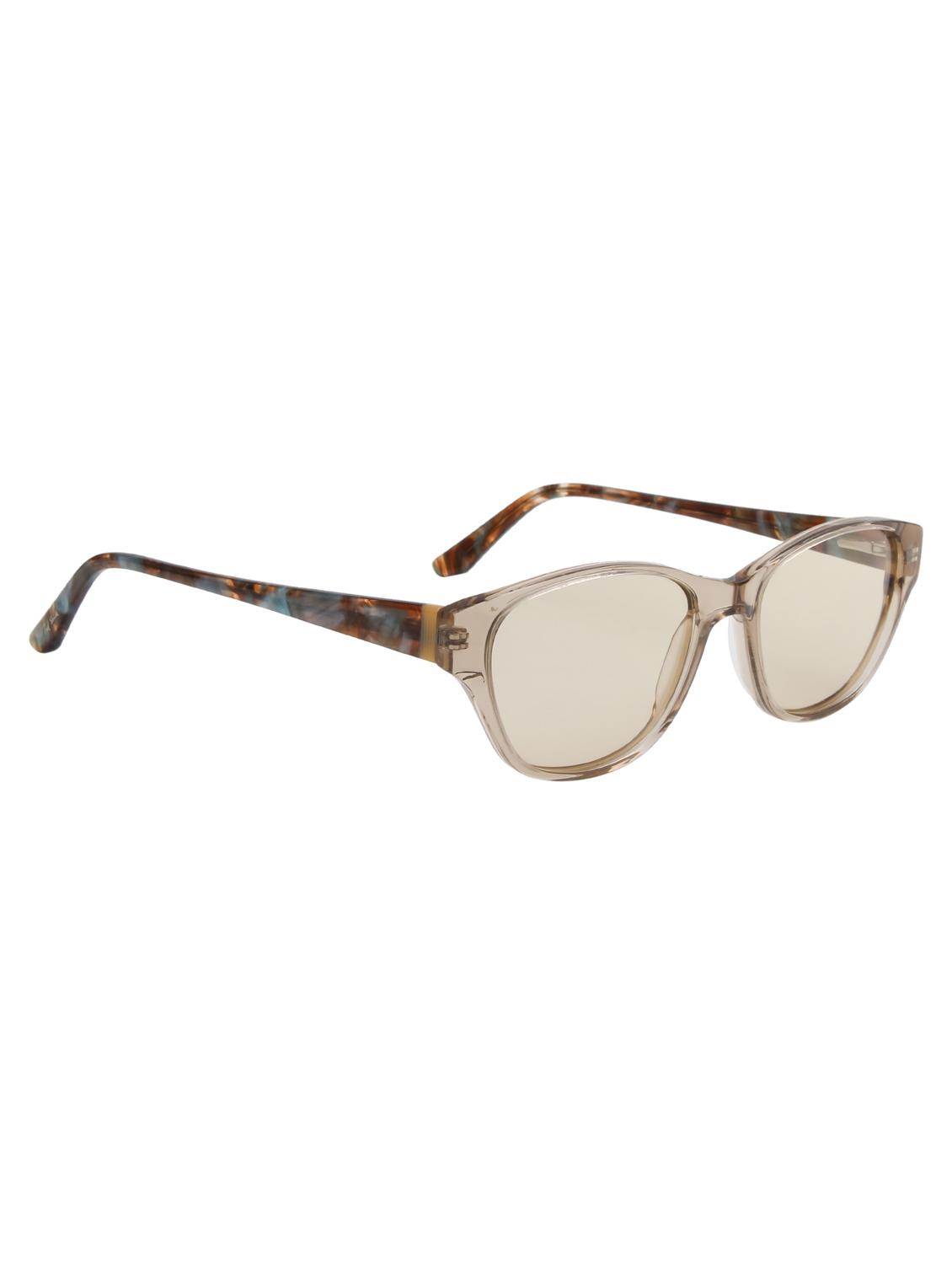 ted smith women brown cat eye premium acetate sunglasses with polarised lens - 21983292 - Standard Image - 2
