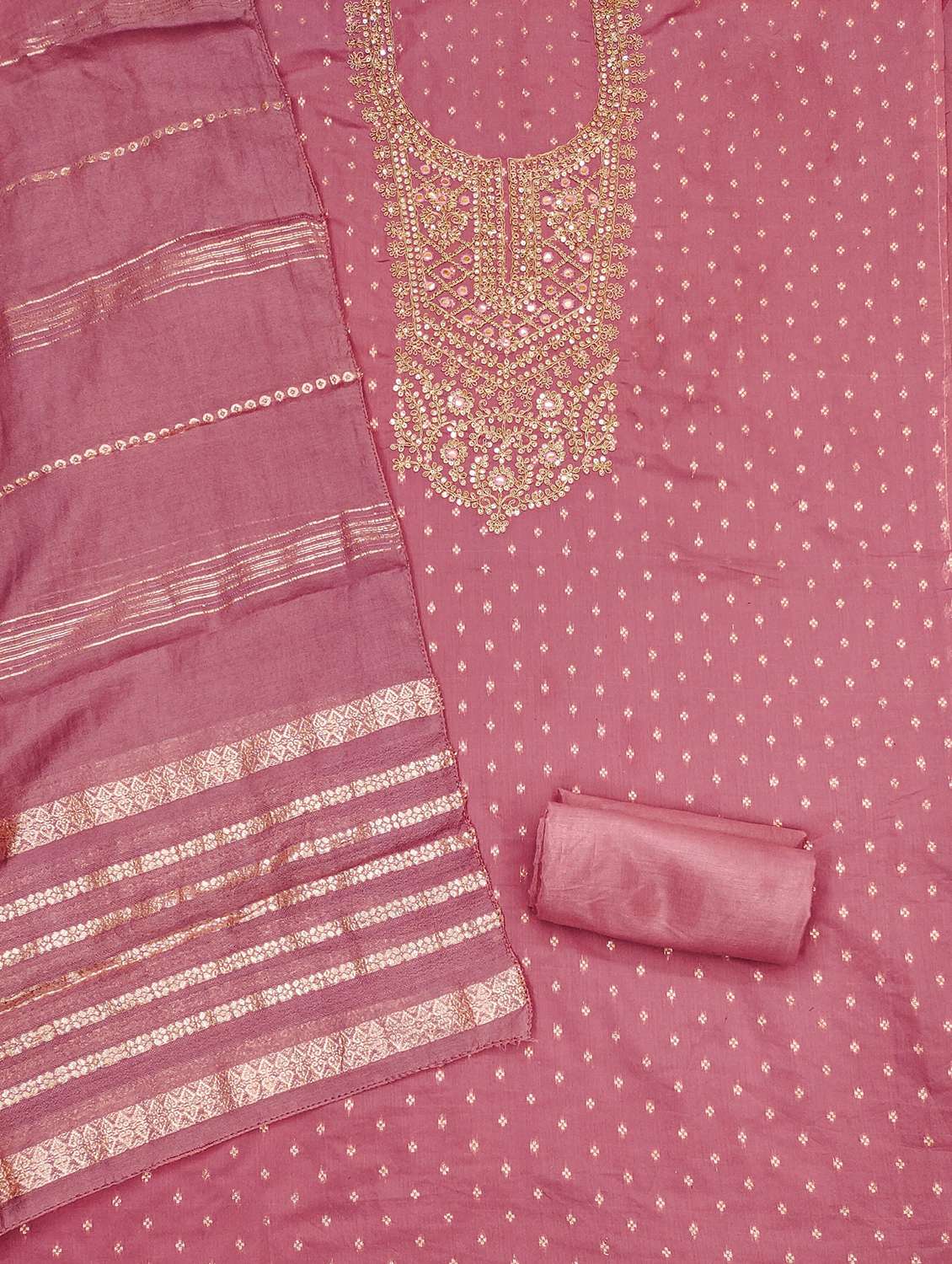 women self design embroidered unstitched suit set - 21983341 -  Standard Image - 2