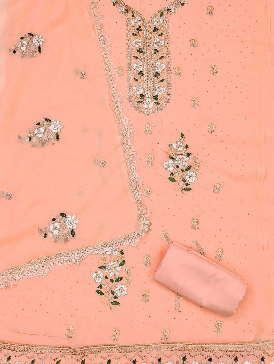 women floral embroidered unstitched suit set - 21983397 -  Standard Image - 2