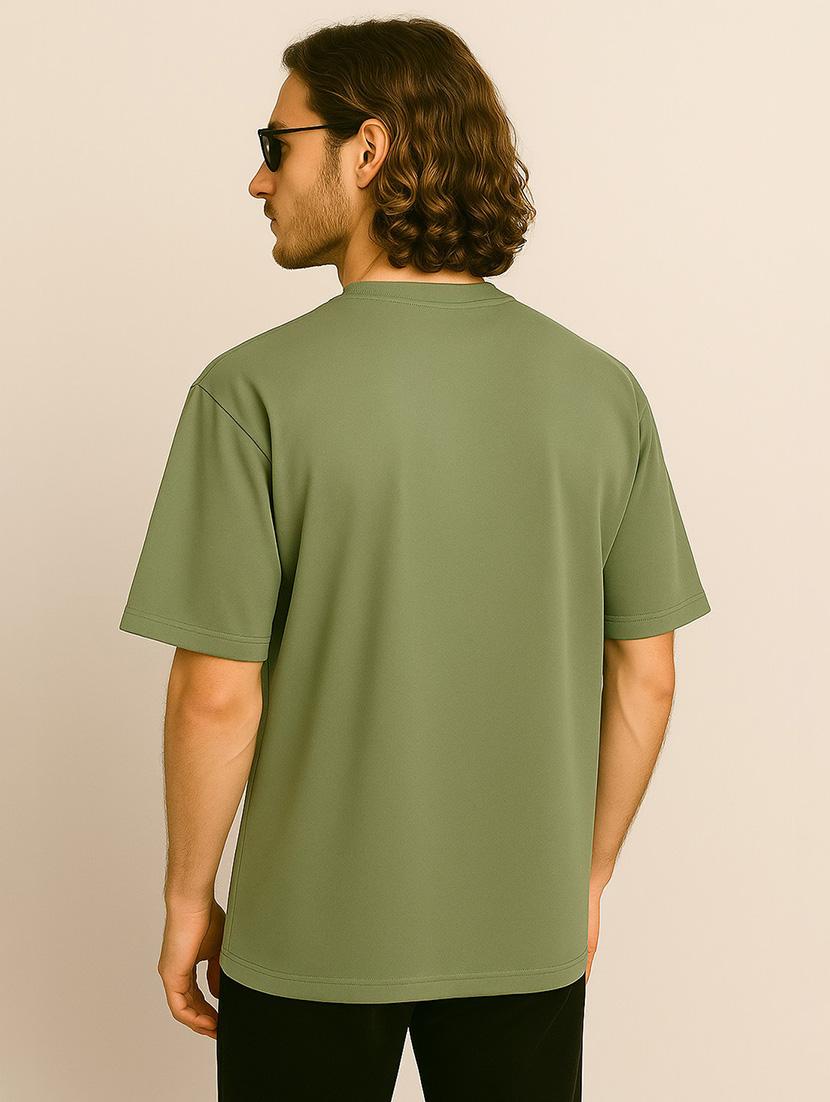 men solid short sleeve oversized t-shirt - 21983436 - Standard Image - 2