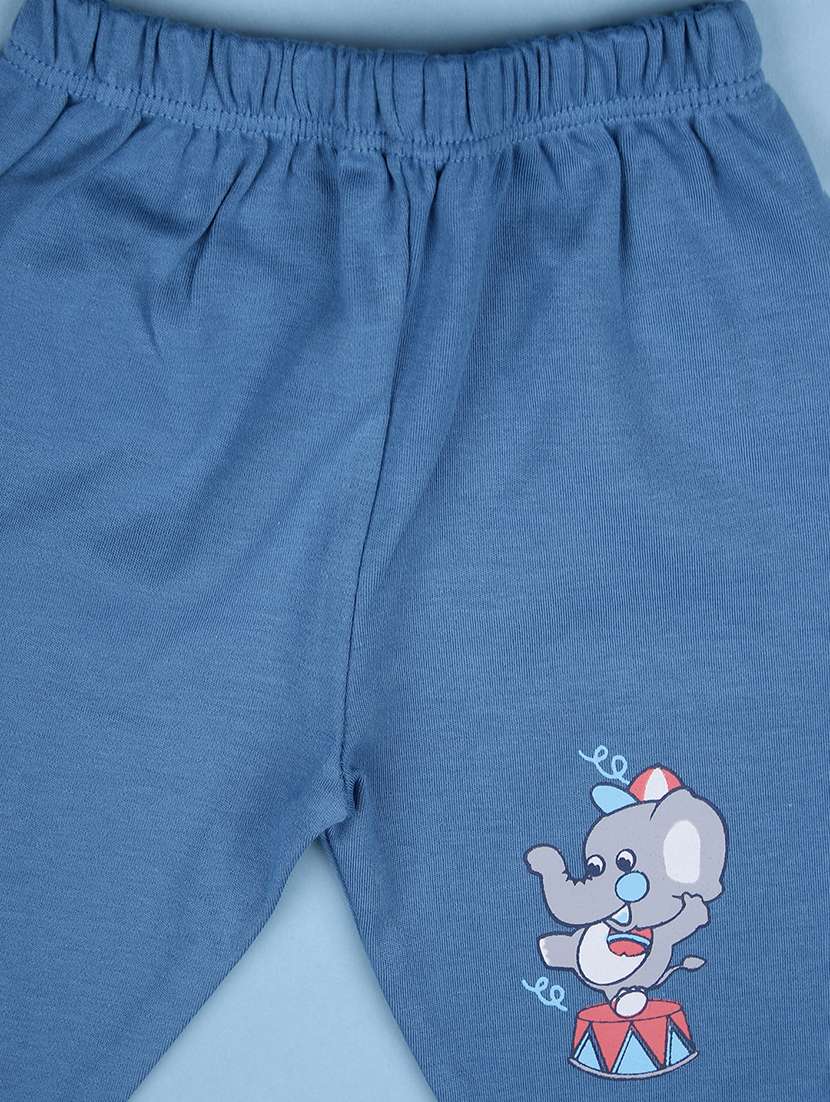 boys printed t-shirt & jogger casual wear set - 21983561 - Standard Image - 2