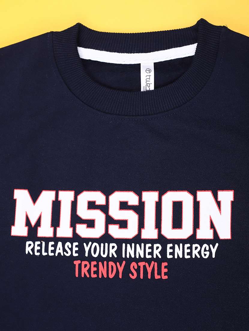 boys printed long sleeve sweatshirt - 21983582 -  Standard Image - 2