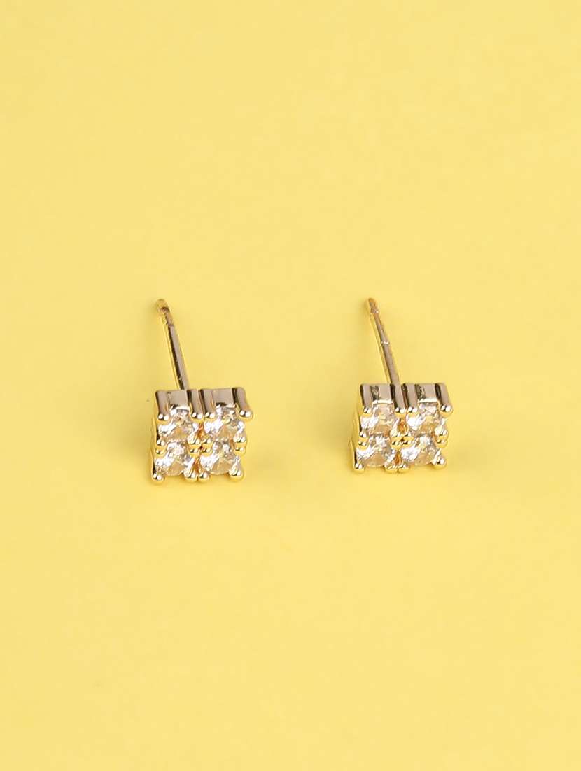 white cubic zirconia necklace and earring set - 21983602 -  Standard Image - 2