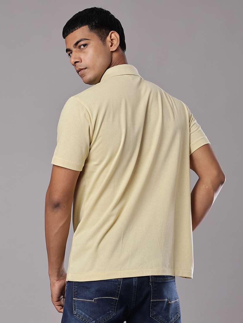 men self design short sleeve regular fit polo t-shirt - 21983677 -  Standard Image - 2