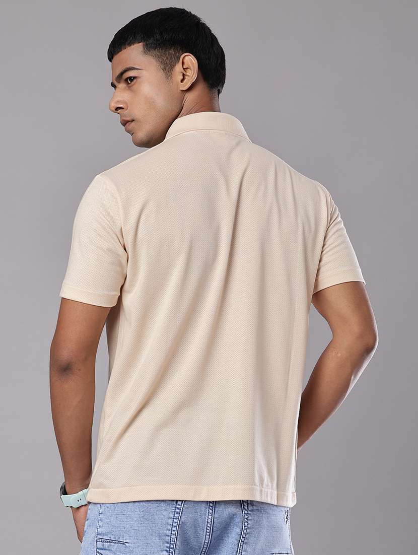 men self design short sleeve regular fit polo t-shirt - 21983683 - Standard Image - 2