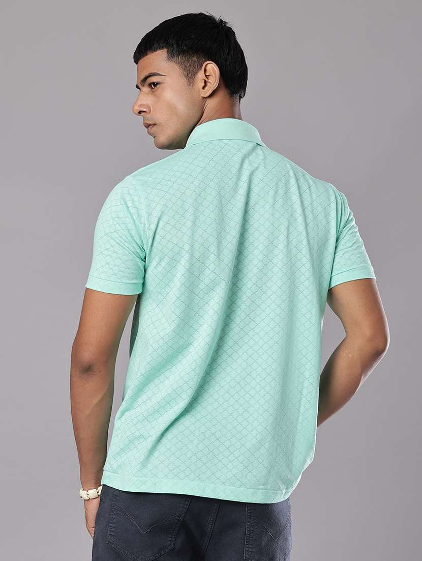 men self design short sleeve regular fit polo t-shirt - 21983801 - Standard Image - 2