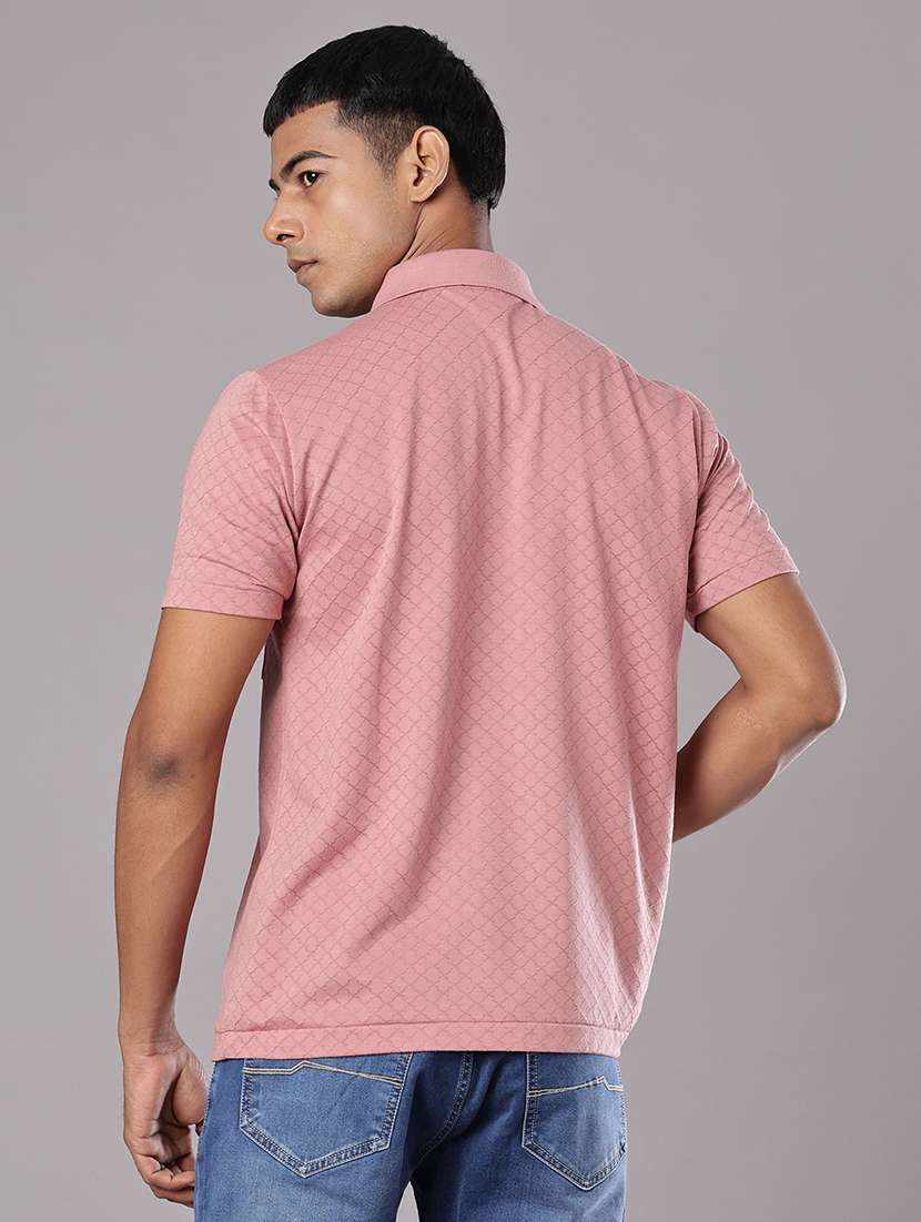 men self design short sleeve regular fit polo t-shirt - 21983804 - Standard Image - 2