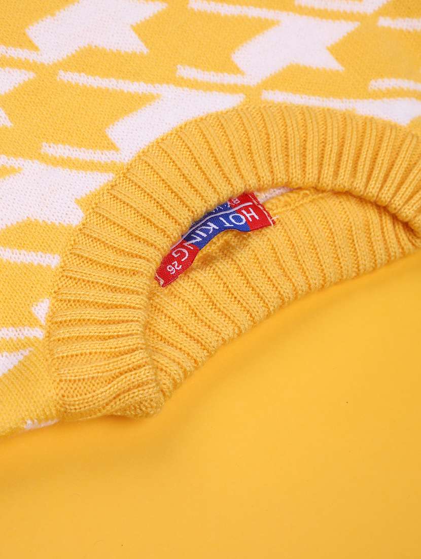 boys houndstooth patterned long sleeve sweater - 21983886 -  Standard Image - 2