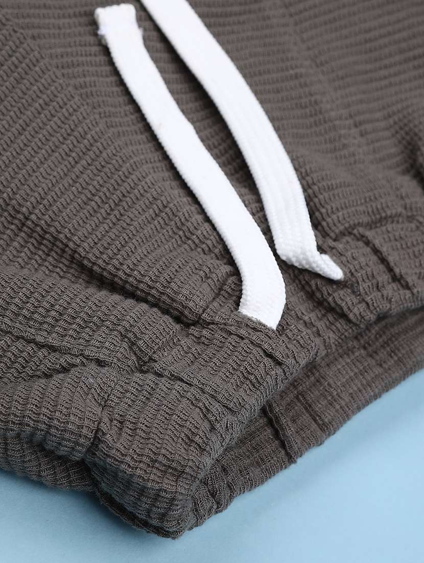 boys solid mid rise cargo jogger - 21983912 -  Standard Image - 2