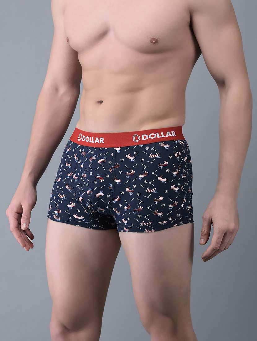 men pack of 7 printed trunk brief - 21984246 - Standard Image - 2
