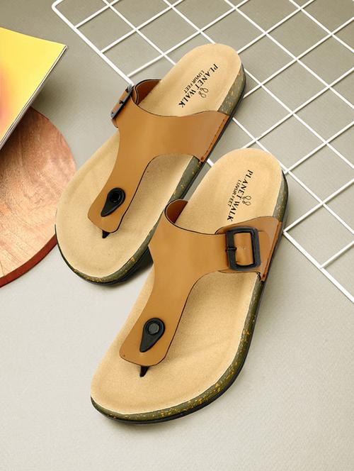 men solid toe separator sandal - 21984427 - Standard Image - 0